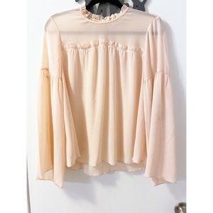 Blush blouse brand new